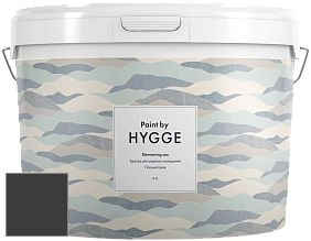HYGGE Paint Shimmering Sea интерьерная краска цвет HG11-017 DEEP BLACK